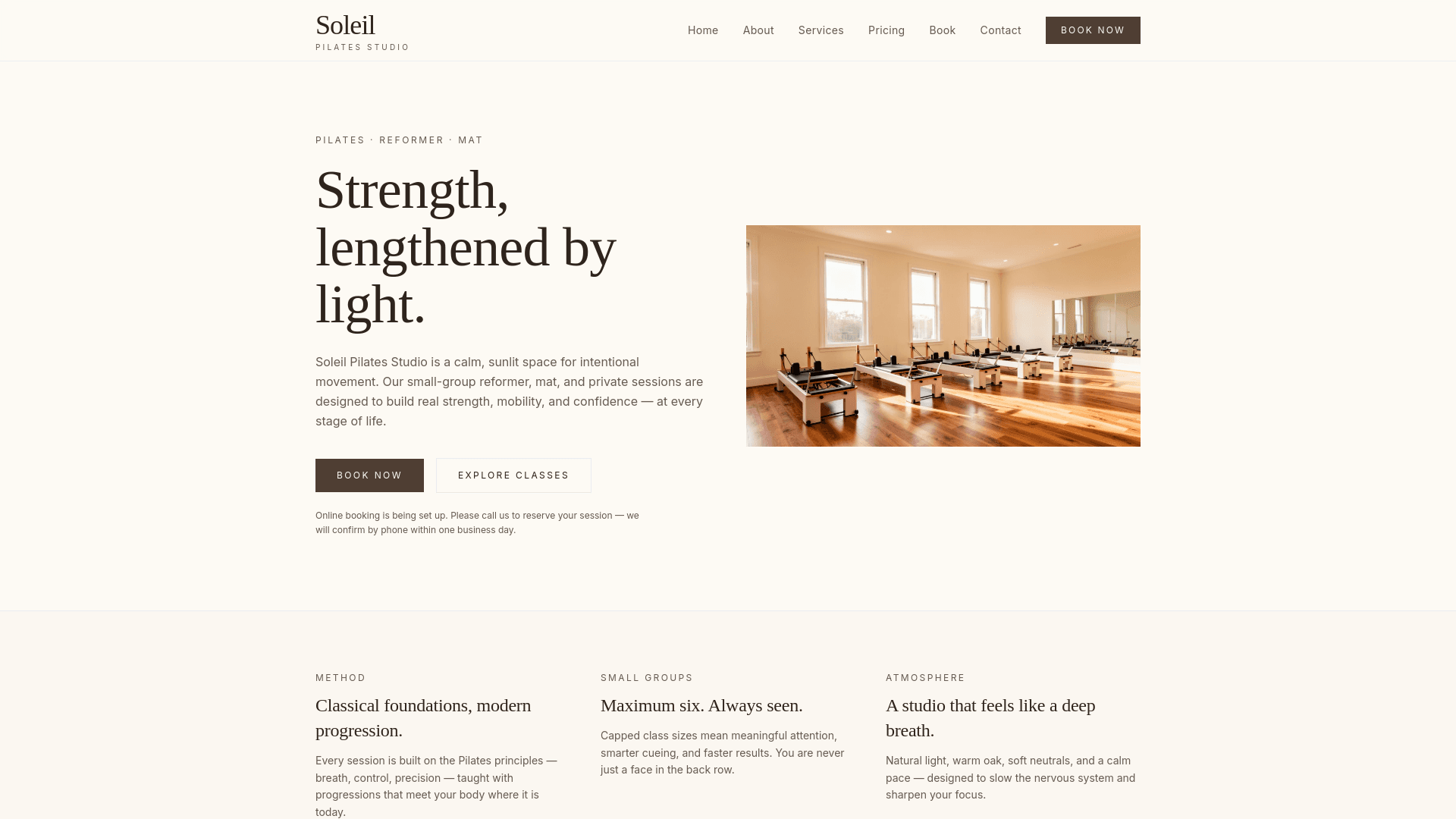 Pilates Soleil Studio